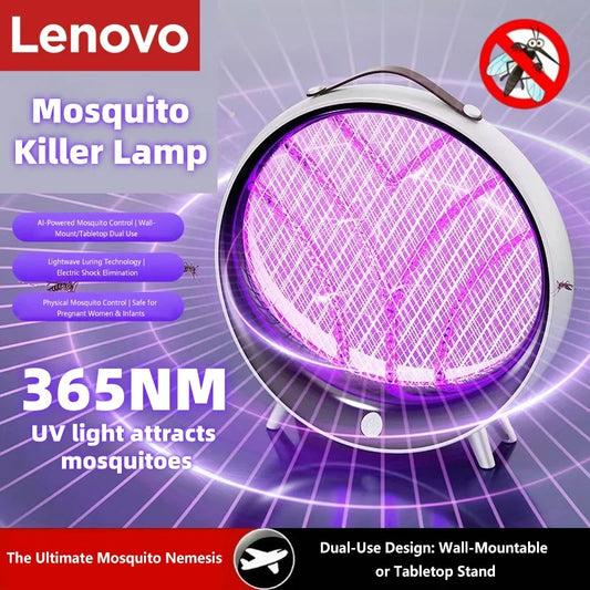 Lenovo 2 in 1 Mosquito Killer Lamp Outdoor Indoor Bug Zapper UV Light Trap USB Rechargeable Electric Insect Catcher for Home