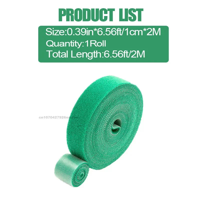 Garden Tape Nylon Cable Tie for Plants Flowers Growing Climbing Reusable Plant Support Hook-and-loop Fastener Garden Accessories