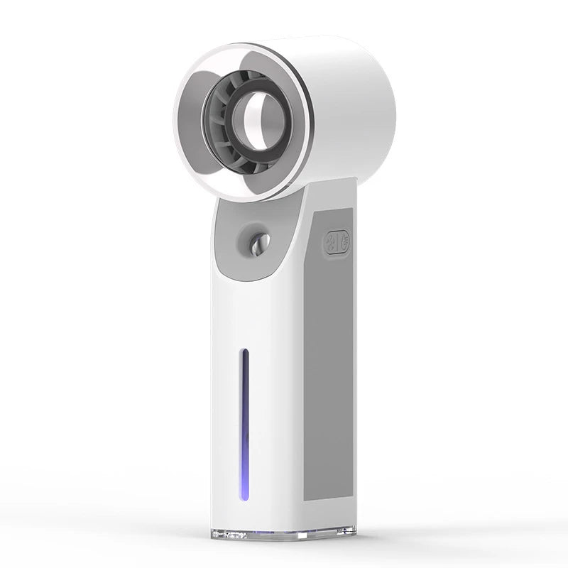 Lenovo Ice Coating Spray Small Fan Handheld Refrigeration Turbine Ice Coating Fan Usb Charging Handheld Fan Outdoor Portable Fan
