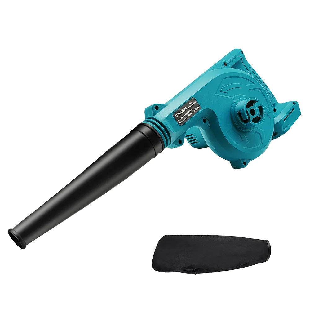 Adjustable Cordless Leaf Blower 16000RPM  Electric Air Blower Dust Collector Snow Blowing Garden Tool For Makita 18V Battery