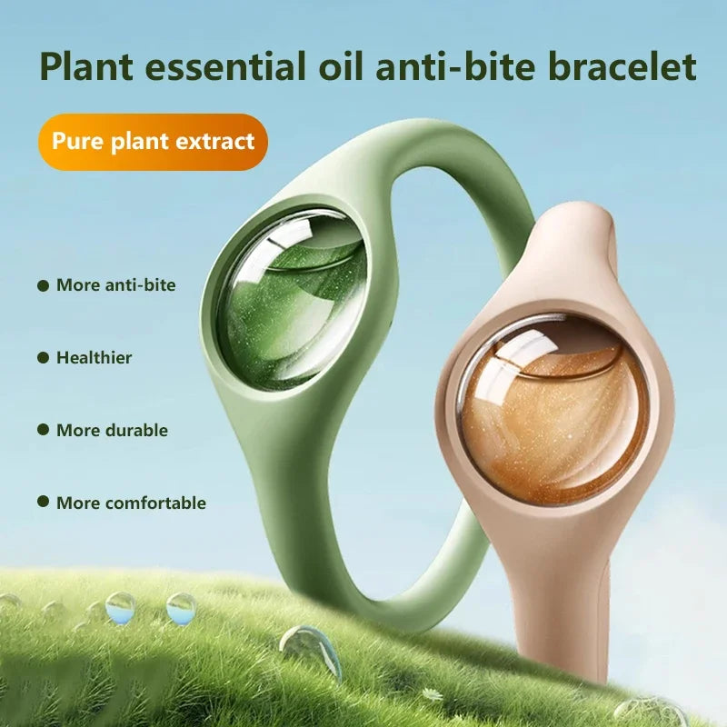 2026 Mosquito Oil Repellent Bracelets Anti Mosquitoes Bite Wristband Outdoor Mosquitoes Bracelet With Natural Essential Oil