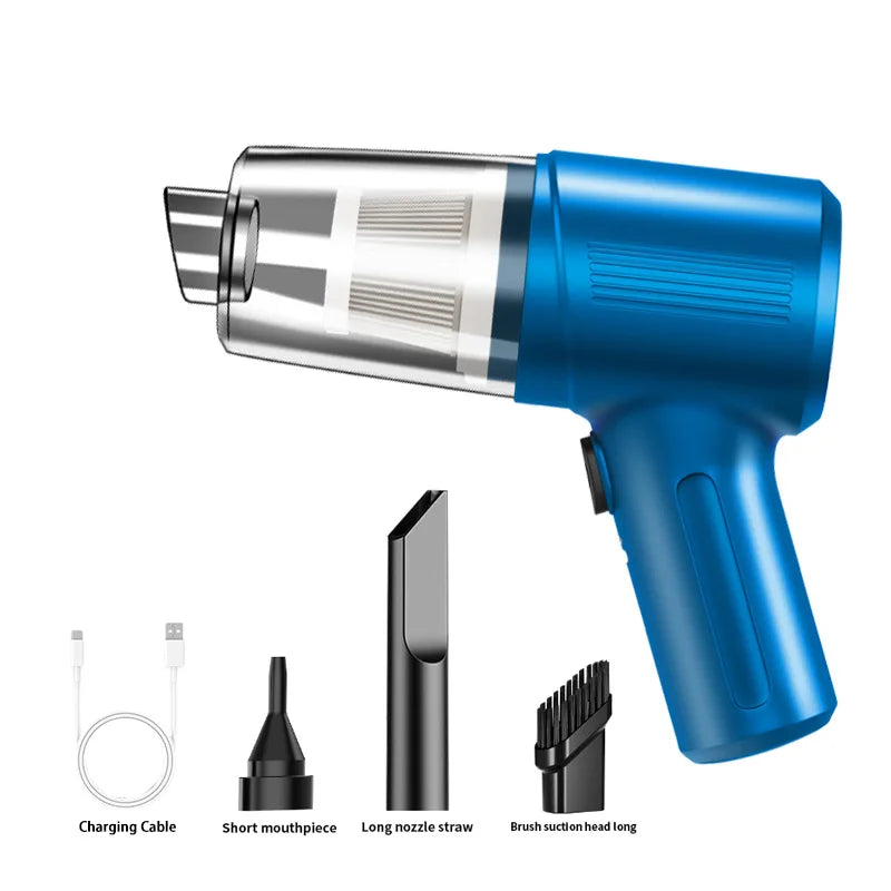 Aspirateur de voiture sans fil portable, appareil de nettoyage multifonction 4 en 1 avec aspiration haute puissance et fonction soufflerie intégrée 2026