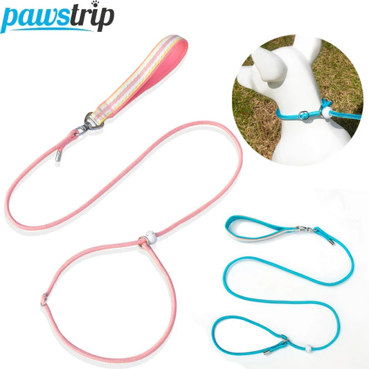 150cm/59.06in Strong Dog Leashes Nylon Walking Dog Leash Puppy Training Leashes Adjustable Pet Collar Lead Leash Pet Supplies