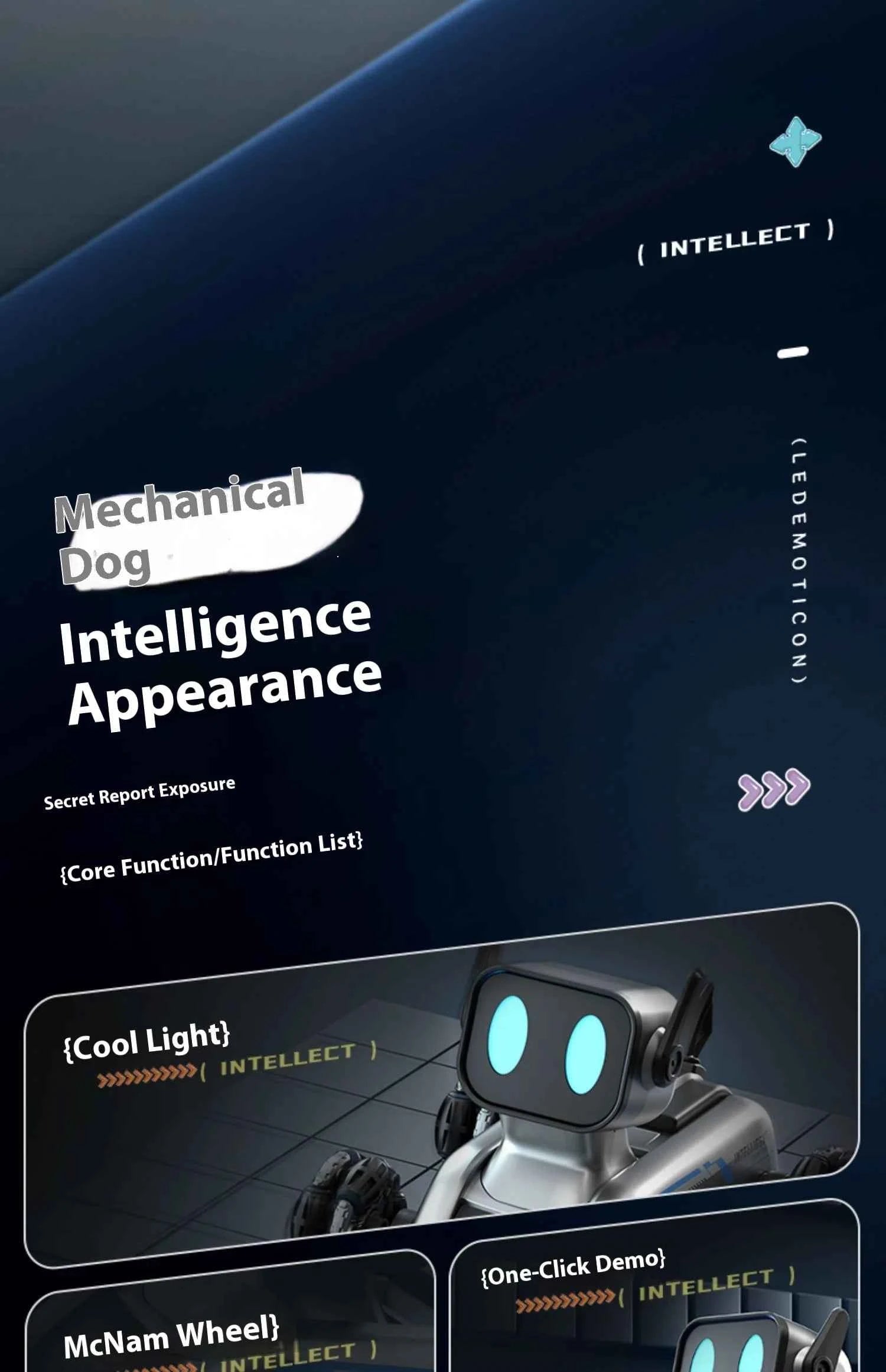 Technology Intelligent Remote Control Dog Toy - Electric Gesture Sensing Machine Dog Remote Control Car