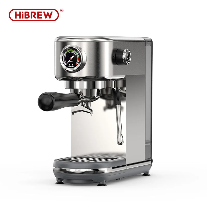 HiBREW 20Bar Halfautomatische Espressomachine Temperatuur instelbaar Koud/Warm Superdun Koffiezetapparaat Cappuccino H10B