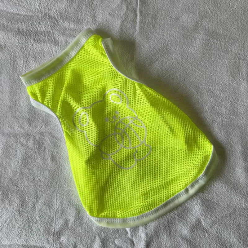 Summer Dog Mesh Clothes Breathable Pet Dog Vest Chihuahua French Bulldog clothing Puppy T-Shirt Dog Accessories
