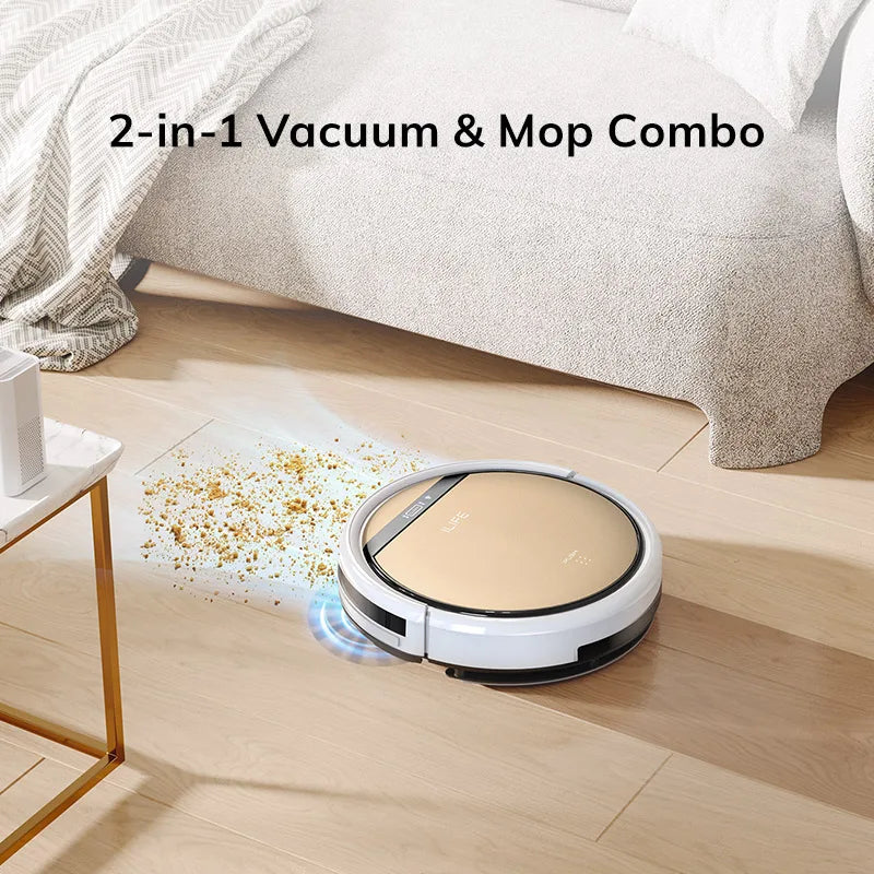 ILIFE V5s Ultra Robot Vacuum and Mop Combo, 4000Pa Suction, App / Remote Control, Map Creation, Schedule Cleaning