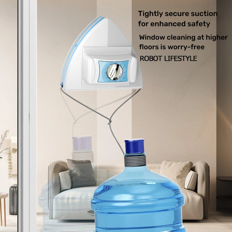 Robot Lifestyle Verstelbare Magnetische Dubbele Raamwisser Handige Reinigingsborstels voor Moeiteloos Glazen Wassen