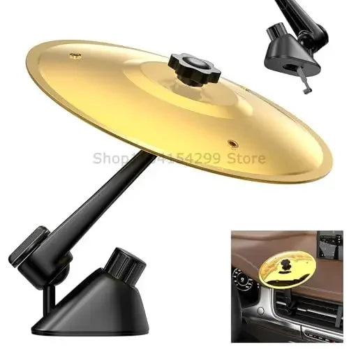 1/2P Cars Crash Cymbal Air Vent Mini Drum Car Hand-shooting Cymbals Car Drum Cymbal Air Vent Musical Instrument For Car Interior
