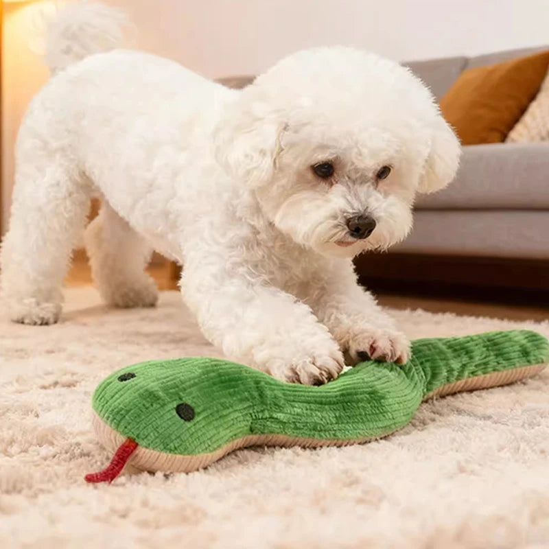 Bite-resistant Pet Dog Toys Snack-shaped Puppy Chew Toys Built in Sound Paper Interactive Plush Dog Toy Pet Supplies