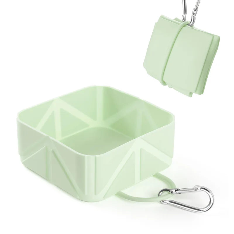 Portable Silicone Pet Dog Bowl Travel Pet Drinking Bowl for Dog Cats Folding Bowl Puppy Food Container