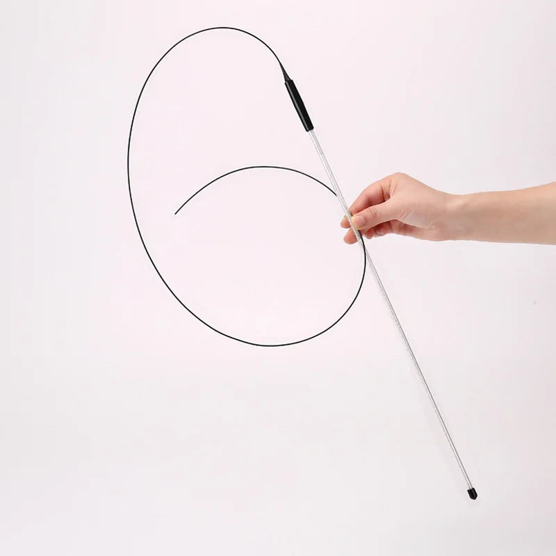 LED Interactive Cat Teaser Wand Funny Cat Stick Toys Pet Boredom Relief Toys for Cats Cat Wand Toy Pet Supplies