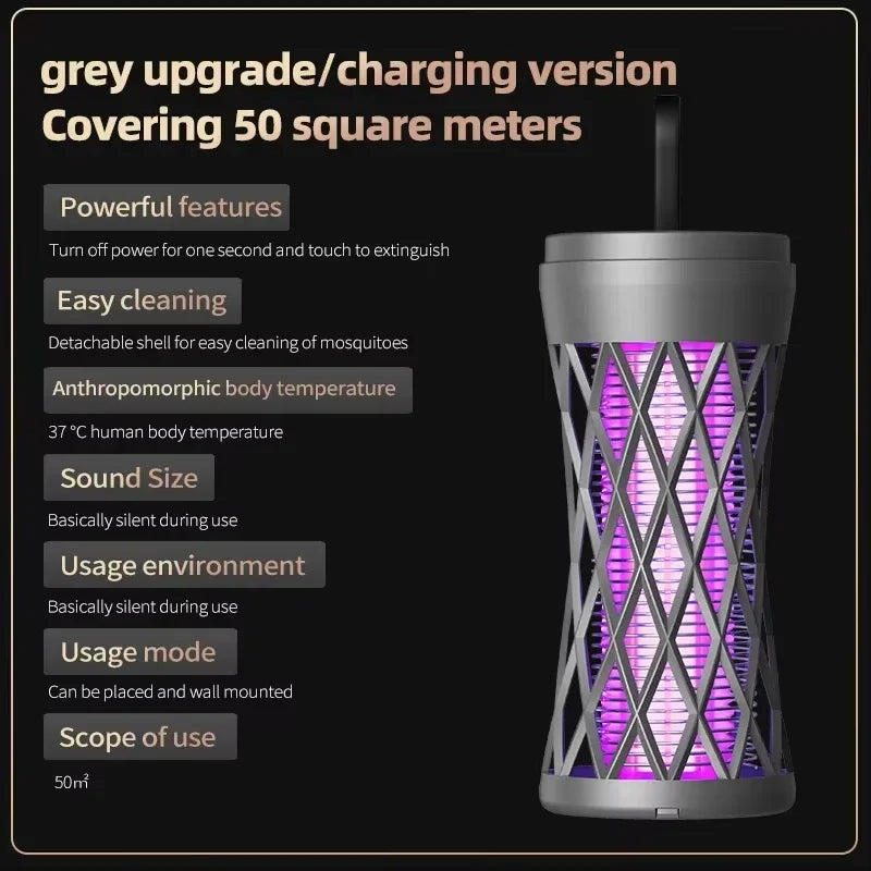 Lenovo Electric Home Mosquito Killer Lamp Portable Outdoor Atmosphere Light Mosquito Repellent Safe Efficient Bedroom Mosquito