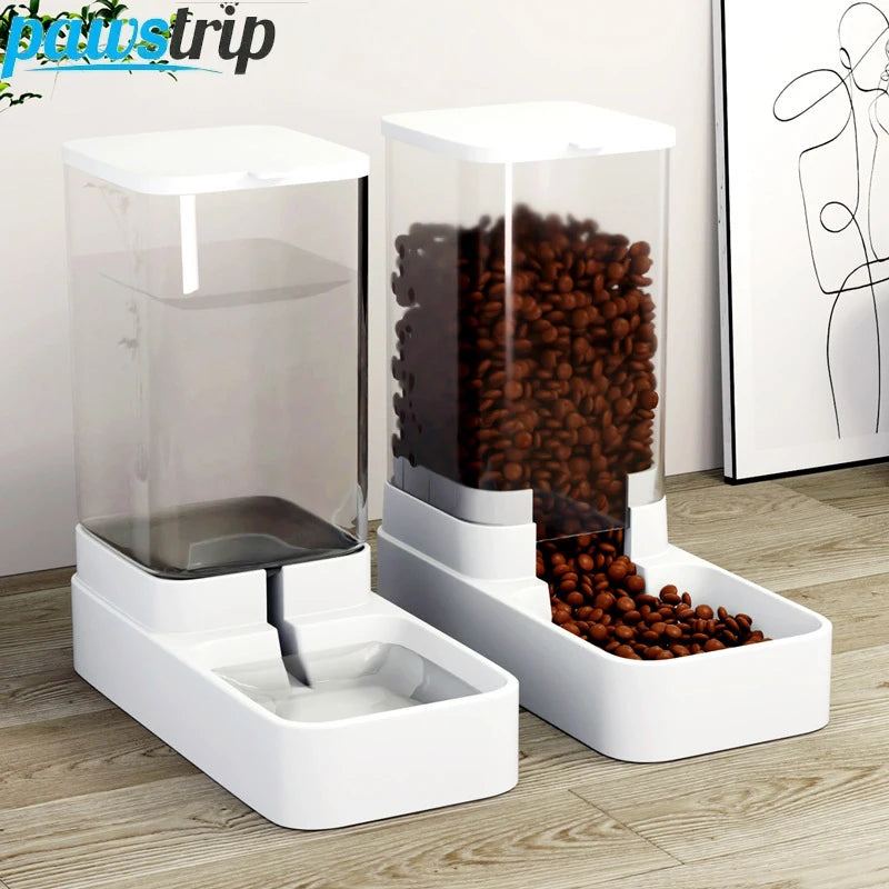 Large Capacity Pet Feeder Automatic Pet Water Dispenser for Dogs Cats Food Storage Dispenser Durable Cat Drinker Dog Feeder