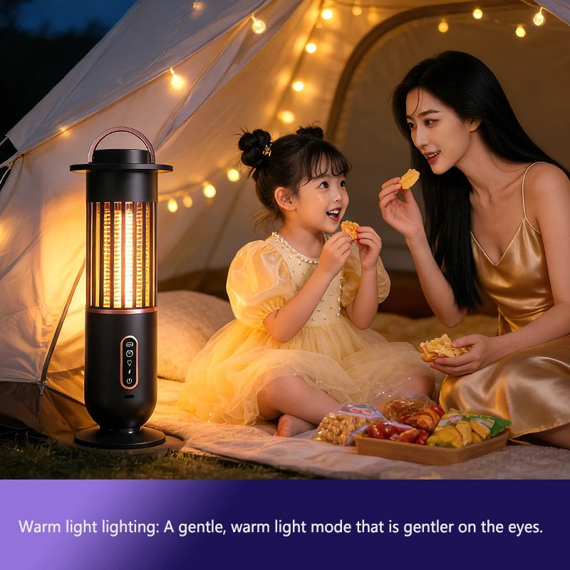 Lenovo muggenverdelgerlamp voor gebruik binnenshuis en commercieel gebruik, USB-oplaadbare versie, campinglamp voor buiten, muggenverdelger