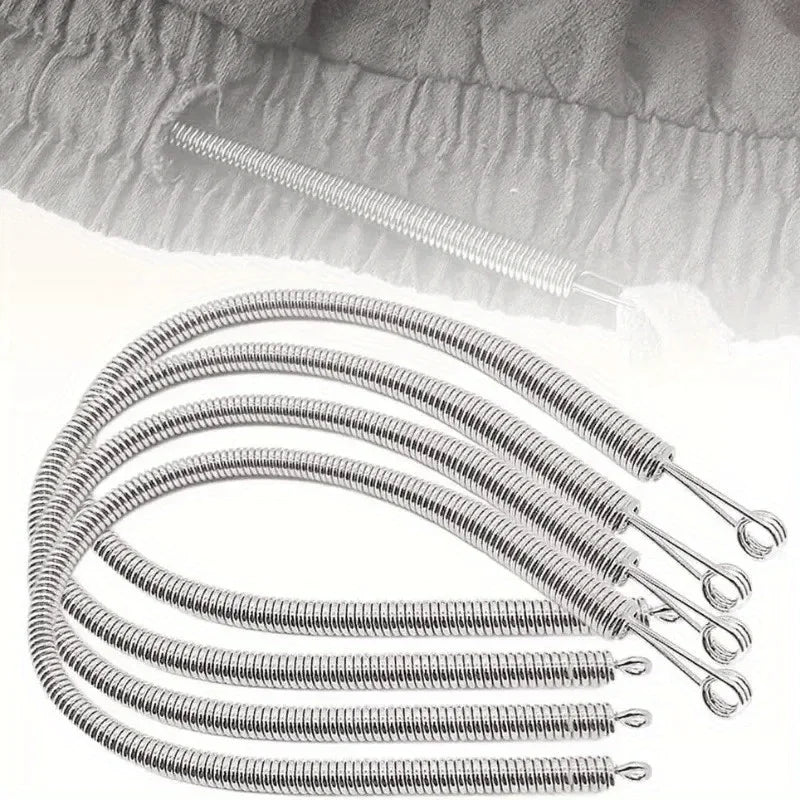 Multipurpose Rope Threading Tool DIY Bendable Spring Drawstring Threader Clip Sewing Needle for Pulling Ropes Elastic Band Craft