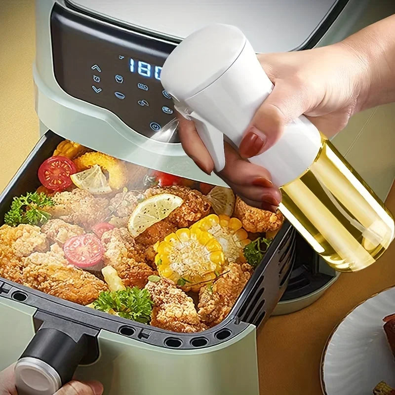 Spray Oil Sprayer for Kitchen Oils Spray Dispenser Bottle for Olive Oil Air Fryer BBQ Salad Baking Grilling Cooking Kitchen Tool