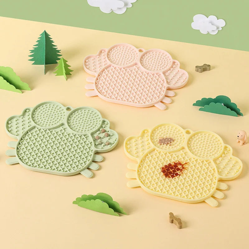 Pet Slow Feeding Mat Silicone Dog Slow Feeder for Cats Dogs Lick Mats Food Grade Pet Placemat Feeding Supplies