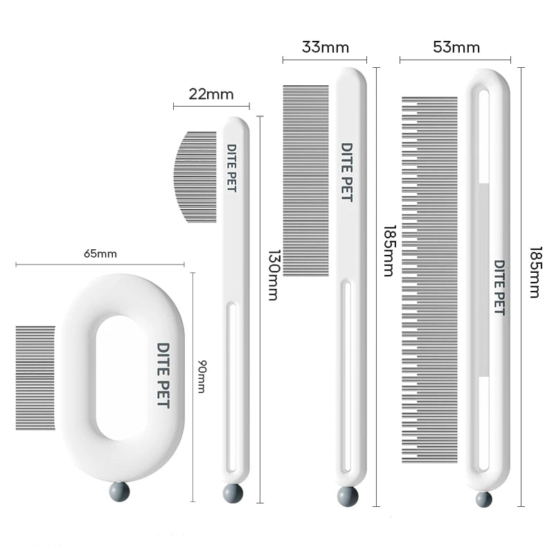 Stainless Steel Pet Cat Knotting Comb Pet Needle Brush for Cats Dogs Pet Hair Remover Kitten Grooming Tools Cat Accessories