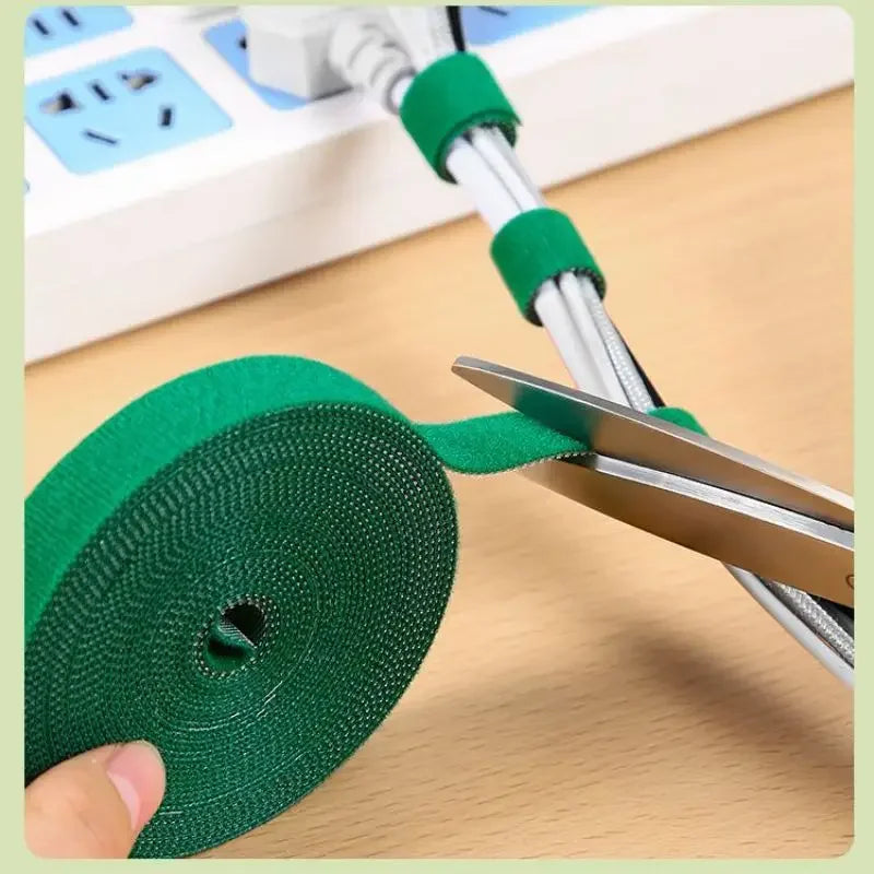 Garden Tape Nylon Cable Tie for Plants Flowers Growing Climbing Reusable Plant Support Hook-and-loop Fastener Garden Accessories