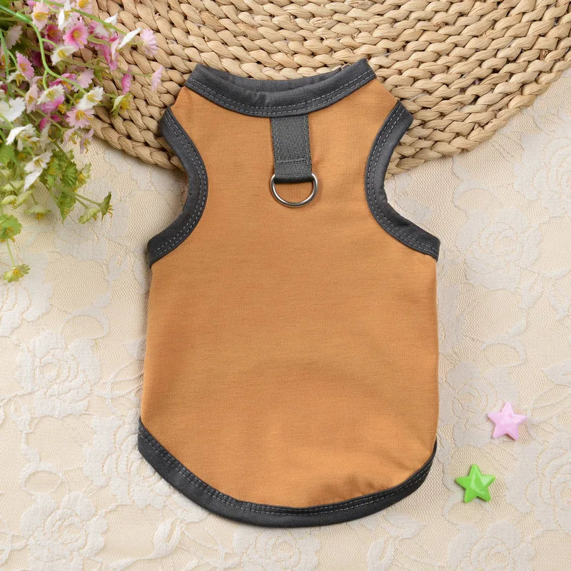 Summer Pet Dog Vest BreathableDog Clothes Thin Puppy T-Shirt Chihuahua Bichon Clothing Dog Accessories