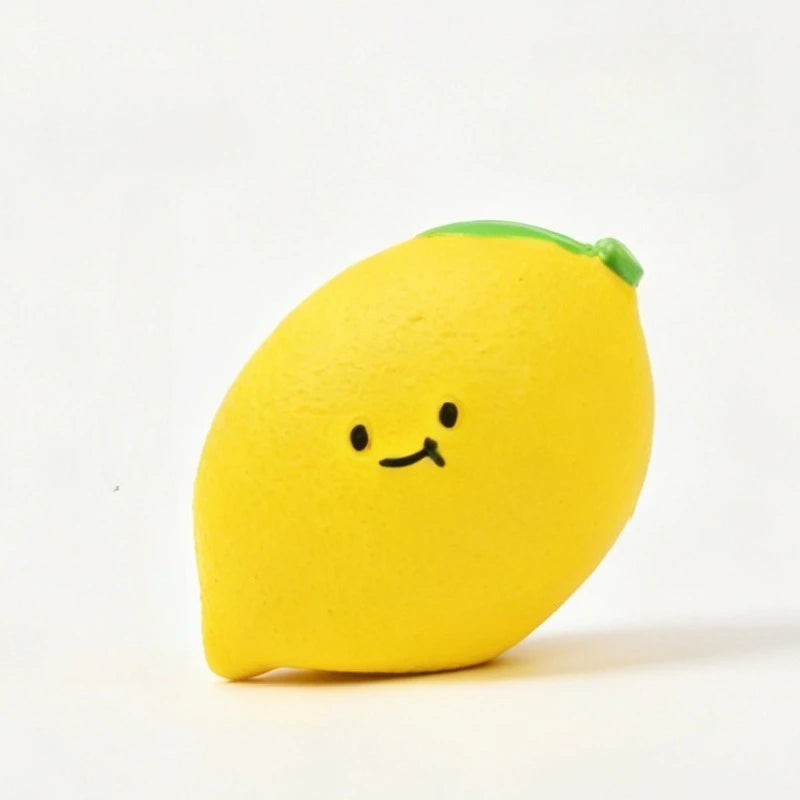 Pet Latex Toy Lemon, Mango, Pear - Dog Chew Toy, Bite-Resistant, Squeaky, for Puppies Small Dogs, Teething Cleaning