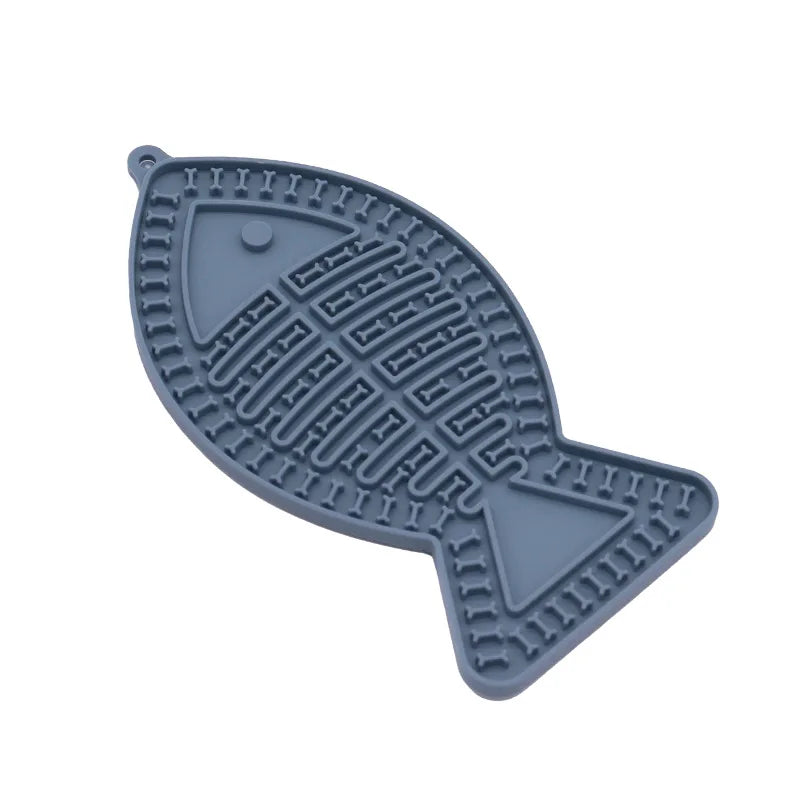 Silicone Dog Slow Feeder Mat Anti-Choking Pet Licking Mat with Suction Cups Non-slip Dog Slow Feeding Pad Pet Supplies