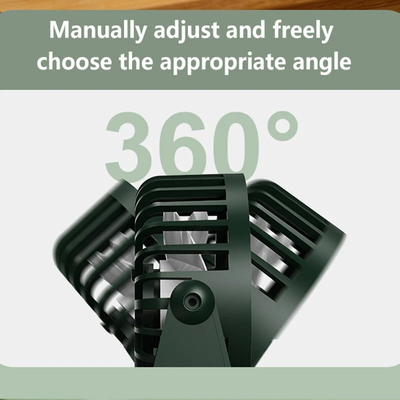 Lenovo Mini USB Desktop Fan Portable Fan Desktop Office USB Quiet Cooling Fans Suitable For Student Dormitory Summer Home Office