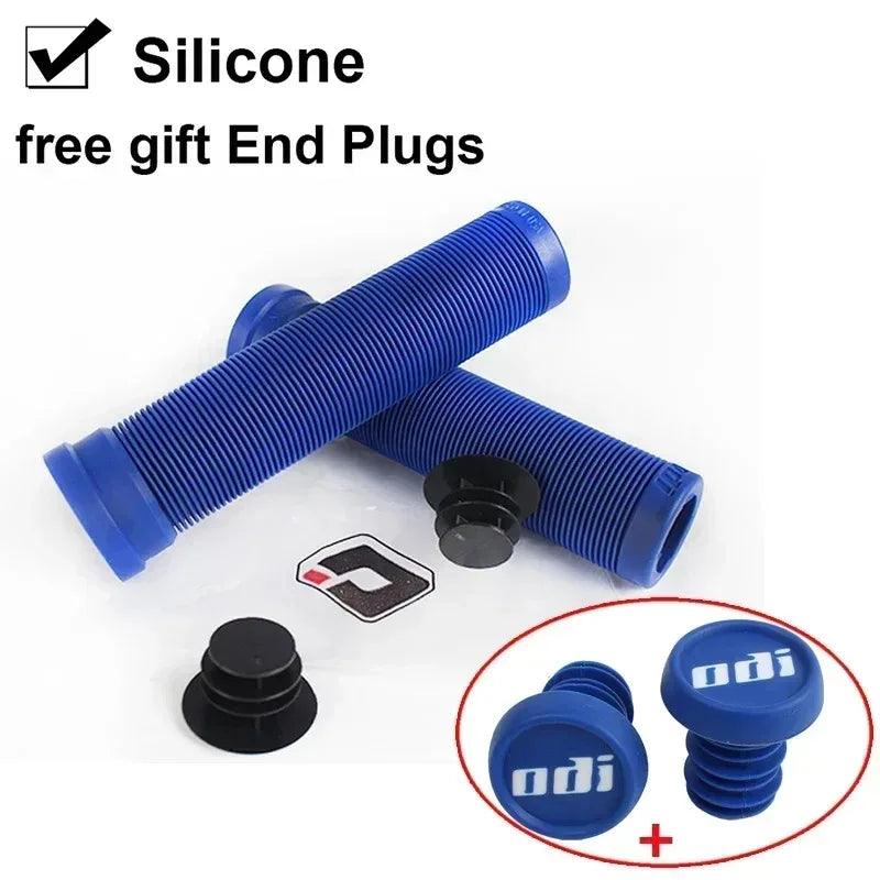 ODI Silicone MTB Handlebar Grips Shock-Absorbing Mountain Bike Scooter BMX XC 22.2mm Diameter Handle Cover
