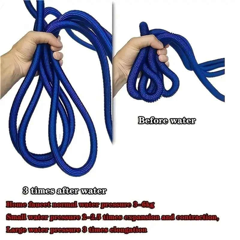 Magic Watering Hose Flexible Expandable Garden Hose Reels Water Hose Pipe Car Wash Hose Quick Connector With 25ft-150ft