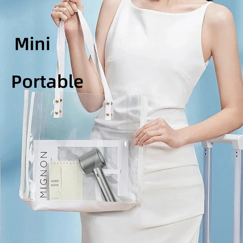 Lenovo Mini Handheld Fan 120 snelheden draagbare bladeloze desktopventilator oplaadbaar directe koeling met ijsmodus voor dames en heren nieuw