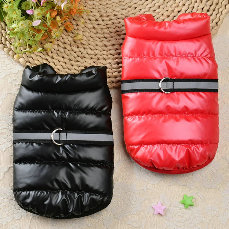 Winter Warm Dog Coat Jacket Coat for Small Medium Dogs Waterproof Puppy Clothes Windproof Pug Overalls Outfit Dog Accessories