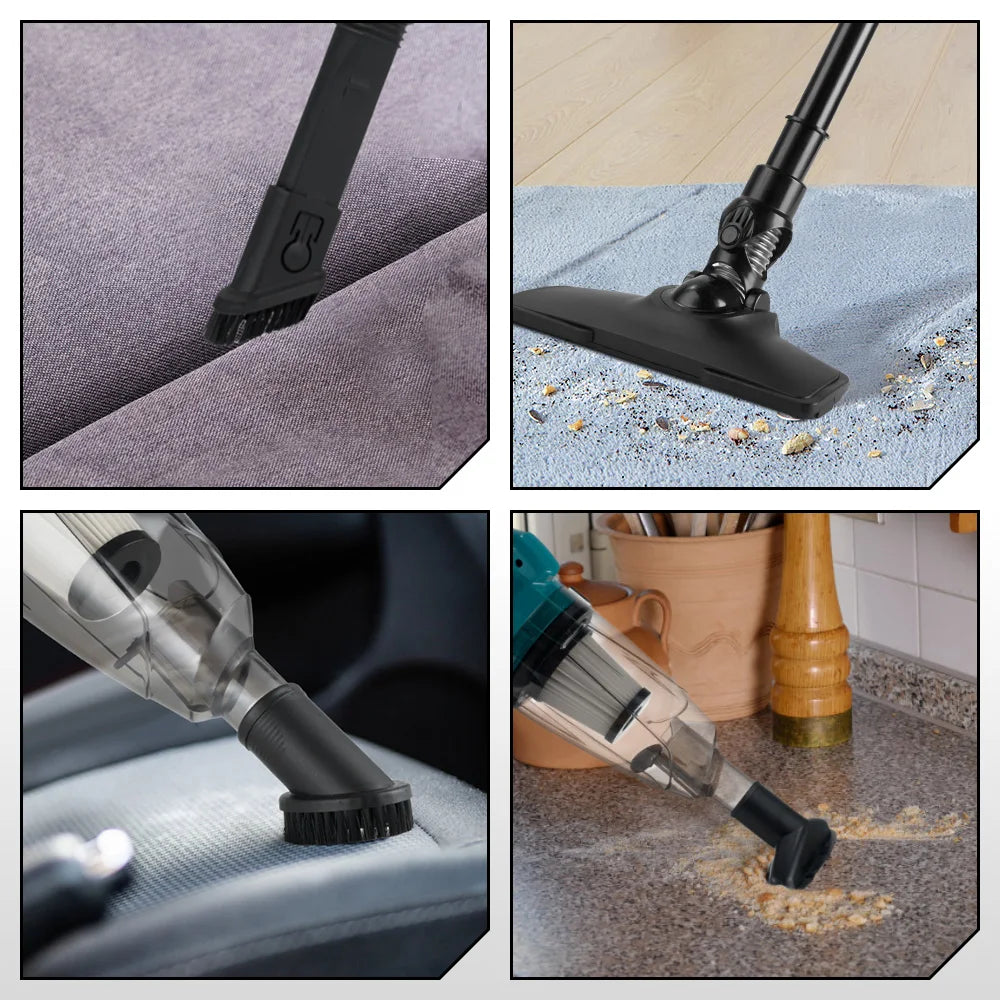 Aspirateur électrique portatif sans fil YOFIDRA 1500 W, outil de nettoyage rechargeable pour la maison, la voiture et les poils d'animaux, pour batterie Makita