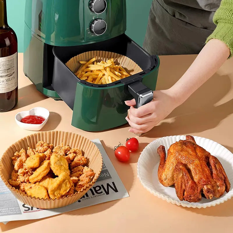 Air Fryer Paper Aerogrill Parchment Paper for Air Fryer Liner Airfryer Baking Cooking Paper Air Fryer Accessories Baking Tool