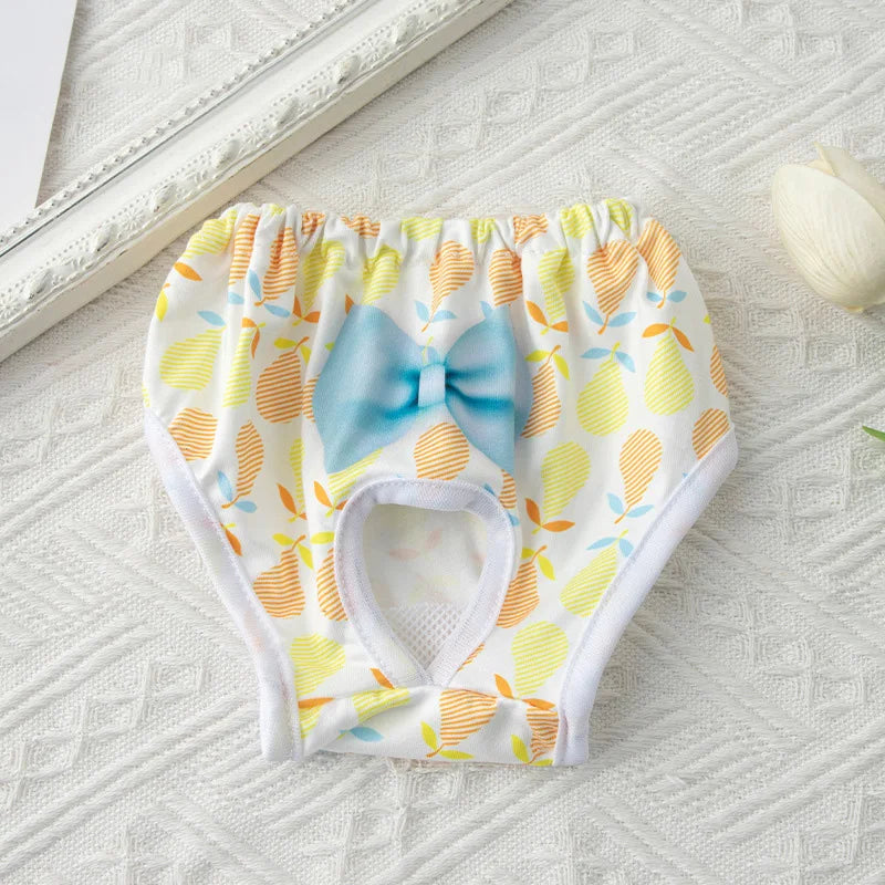Reusable Female Dog Diapers Warps Washable Dog Physiological Pants Breathable Pet Menstruation Pants for Small Dogs Pet Supplies