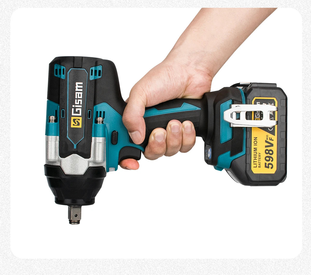 1800N.M Torque Brushless Electric Impact Wrench 1/2 inch Lithium-Ion For Makita 18V Battery