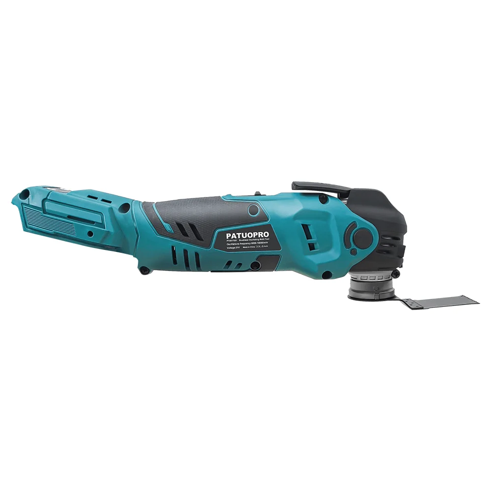 Borstelloze draadloze oscillerende multifunctionele machine, elektrische zaag, trimmer, schraper, houtbewerkingssnijder voor Makita 18V-accu