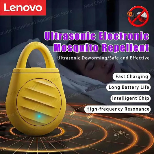 Lenovo Ultrasonic Electronic Mosquito Repellent Lamp Outdoor Camping Portable Intelligent Automatic Mosquito Repellen Pendant