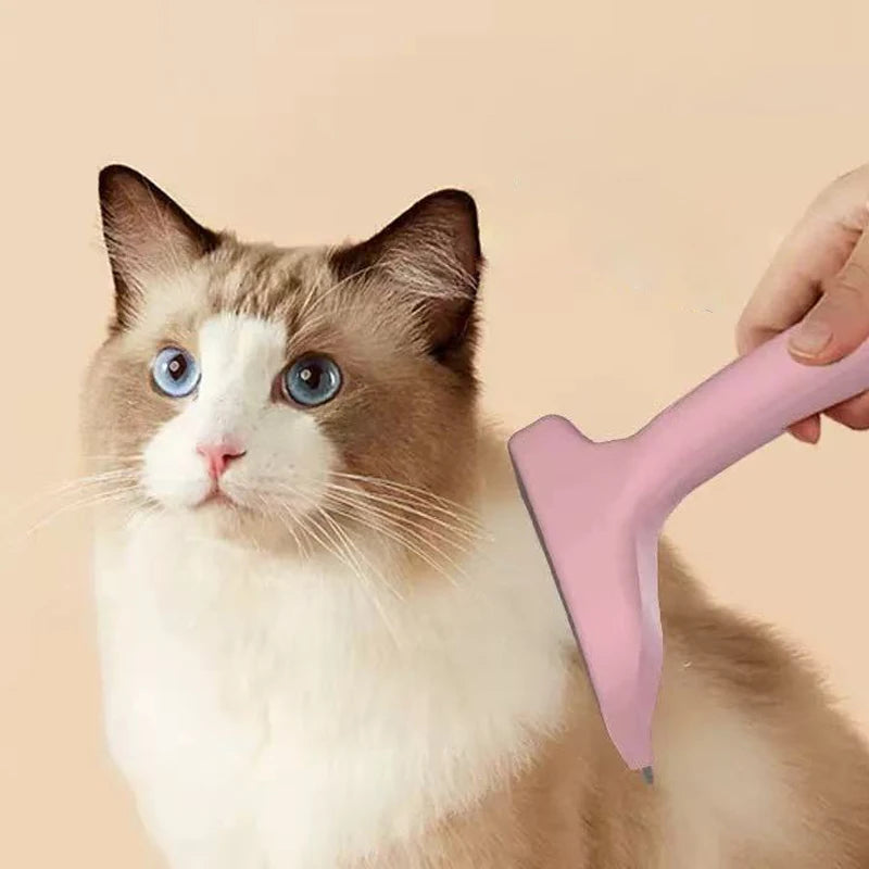 Curved Pet Dog Knotting Comb Cat Hair Remover Pet Needle Brush for Cats Dogs Anti-Knotting Cat Combs Pet Grooming Supplies