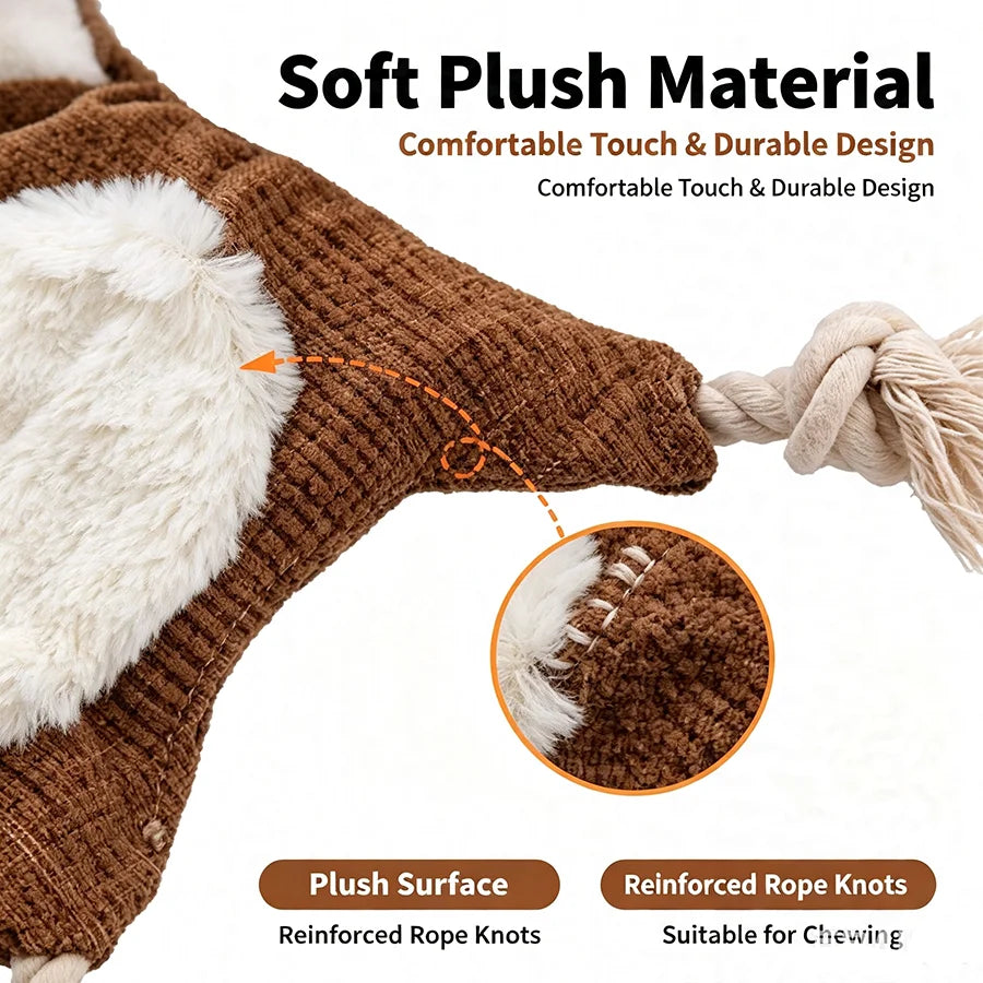 Pet Dog Squeaky Toy Bite-Resistant Molar Teeth Cleaning Toys for Small Medium Dogs Interactive Puppy Toy Pet Supplies