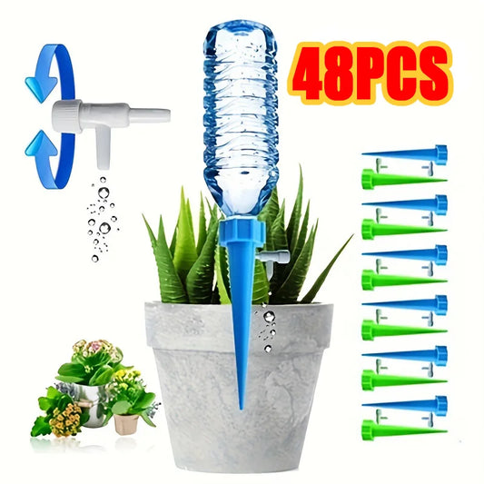 Système d'irrigation goutte à goutte automatique pour plantes Arrosage de jardin Kits d'auto-arrosage pour plantes de jardin Dispositifs d'arrosage à insérer