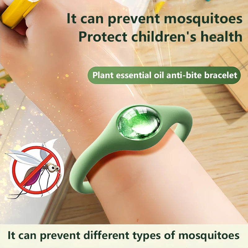 2026 Mosquito Oil Repellent Bracelets Anti Mosquitoes Bite Wristband Outdoor Mosquitoes Bracelet With Natural Essential Oil