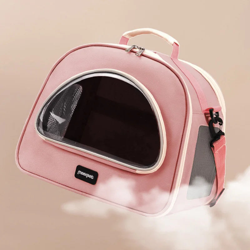 Portable Cat Carrier Bag Breathable Pet Carrier for Small Dogs Cats Outdoor Travel Cat Shoulder Bag Suit for Cats Within 6kg