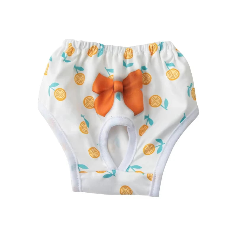 Reusable Female Dog Diapers Warps Washable Dog Physiological Pants Breathable Pet Menstruation Pants for Small Dogs Pet Supplies