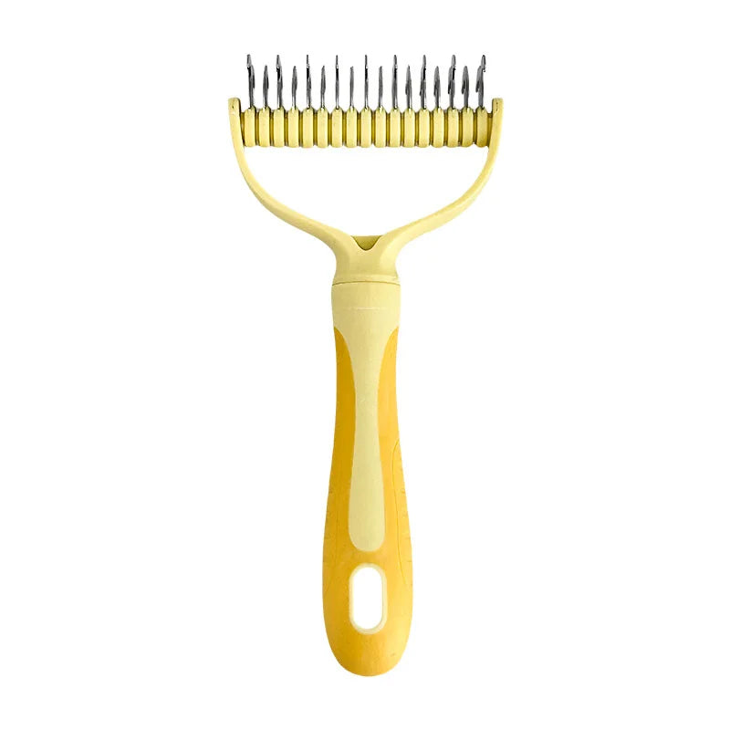 Double Sided Pet Hair Remover Dog Deshedding Brush Puppy Knotted Comb for Cats Dogs Cat Hairbrush Pet Grooming Supplies