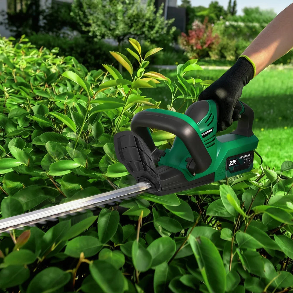 NEWBENY 510MM 2000W Electric Hedge Trimmer 15000RPM Garden Landscaping Pruning Trimming Power Tool For Makita 21V Battery Pin
