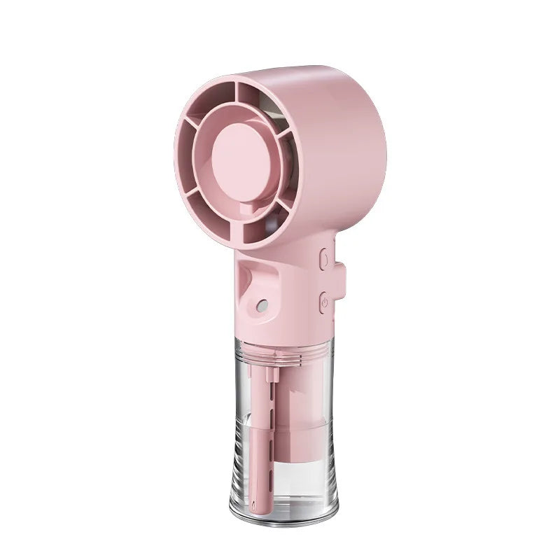 Mini humidificateur portable Lenovo, ventilateur brumisateur à main, ventilateur rechargeable avec pulvérisation d'eau pour l'extérieur