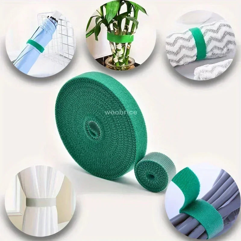 Garden Tape Nylon Cable Tie for Plants Flowers Growing Climbing Reusable Plant Support Hook-and-loop Fastener Garden Accessories