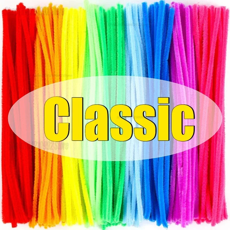 DIY Chenille Wire Chenille Stem Twist Stick Pipe Cleaners Clean Pipes for Crafts Crafting Supplies Creative Wires Kid Handmade
