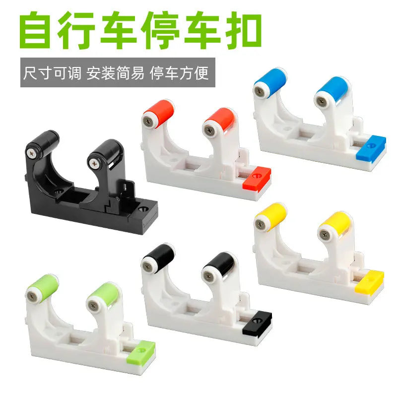 Deemount Mount Bike Hooks Adjustable Bicycle Wall Holder Rack Buckle Hanger Horizontal Vertical Storage Fits 1.0-2.8 Inches Tube